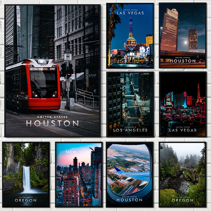 Home Decor Houston - Şehir Amerika Birleşik Devletleri Manzara Posterleri