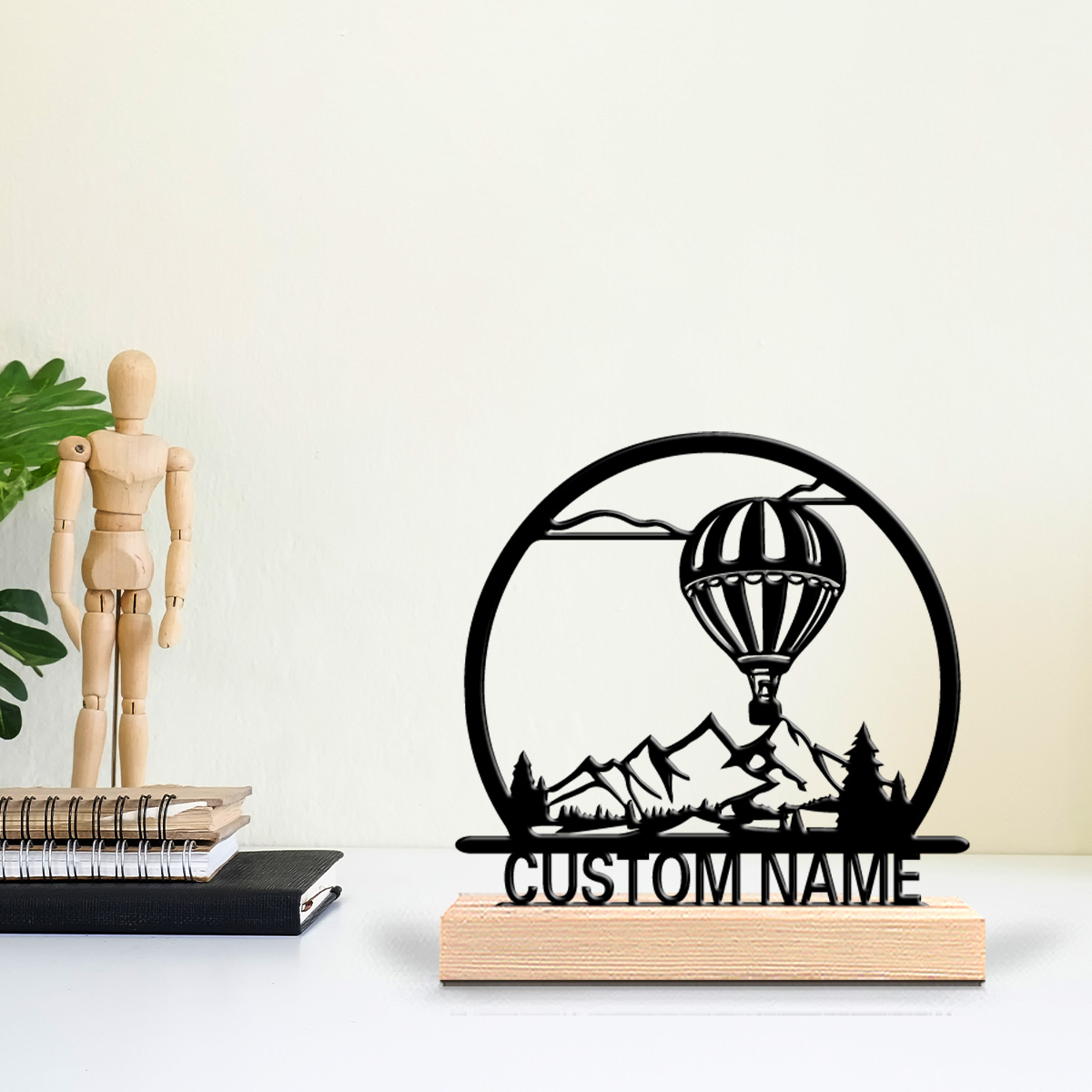 Home Decor Product - 1 adet Sıcak Hava Balonu Kişiselleştirilmiş