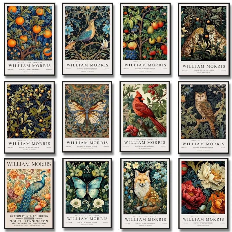 Home Decor Ikea - William Morris müze sergi posteri tilki