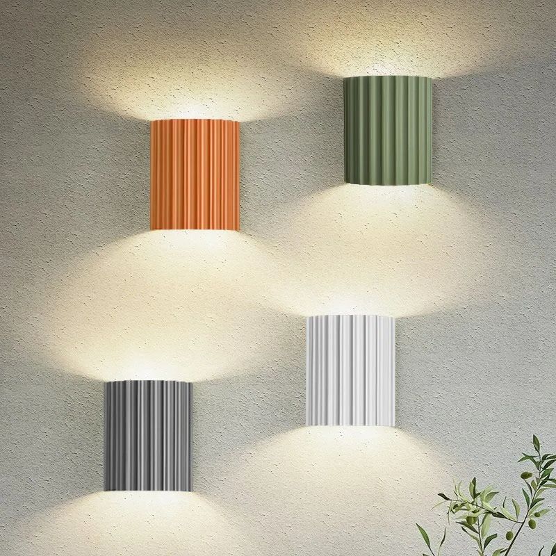 Home Decor Wall Molding - Modern Duvar Lambası LED Macaron Reçine
