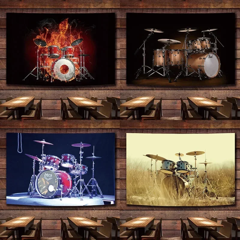 Home Decor Ikea - Bateri seti Rock Müzik sanat posterleri