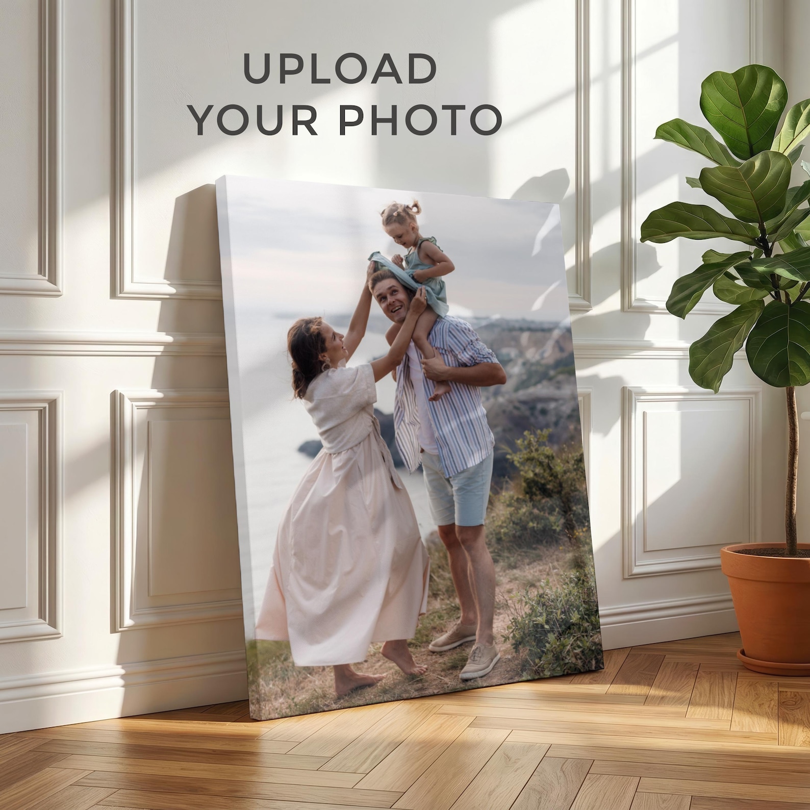 Home Decor Product - Kişiye Özel Fotoğraf Kanvası, Özel Aile