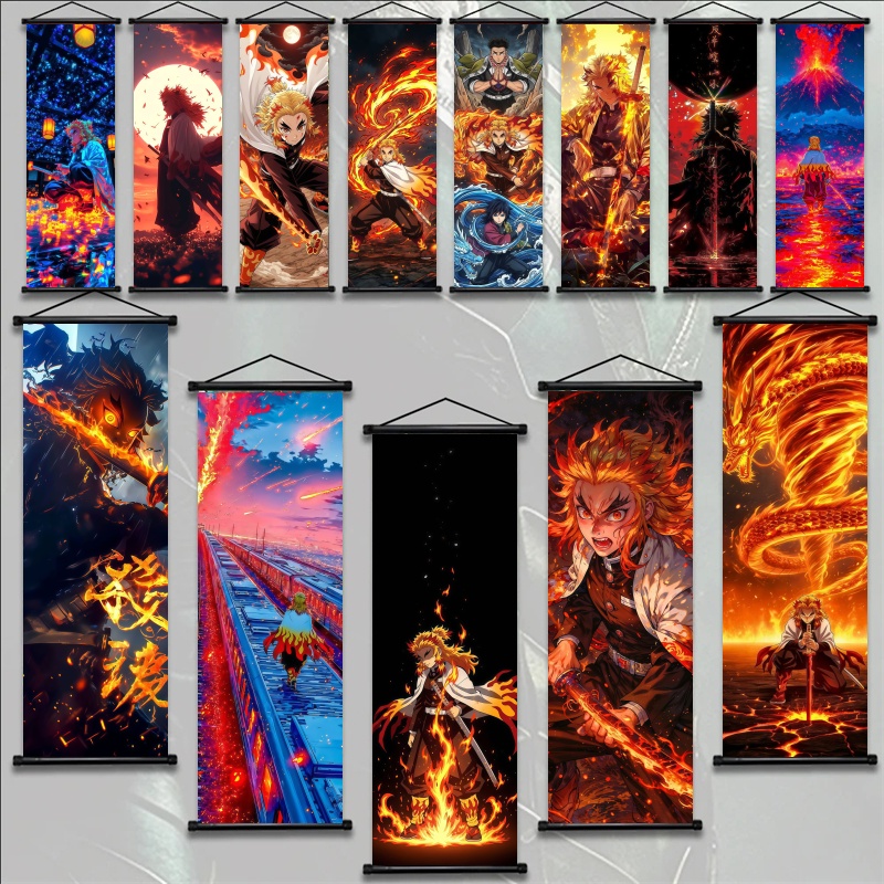Home Decor Product - Demon Slayer Kyojuro Rengoku HD Baskılı