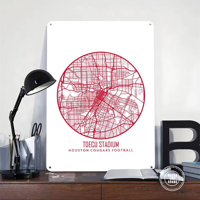 Houston Cougars 3D Baskılı Dok - Home Decor Houston incelemesi ve fiyatı