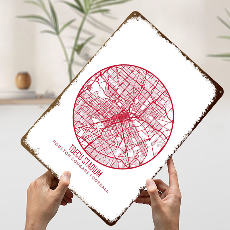 Houston Cougars 3D Baskılı Dok - Home Decor Houston incelemesi ve fiyatı