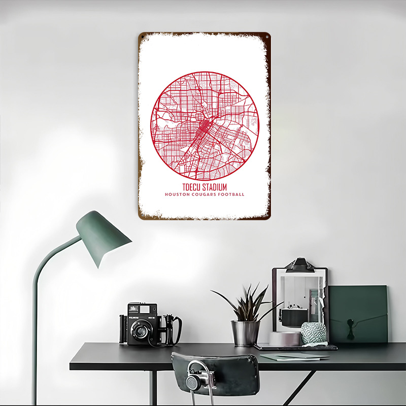 Houston Cougars 3D Baskılı Dok - Home Decor Houston incelemesi ve fiyatı