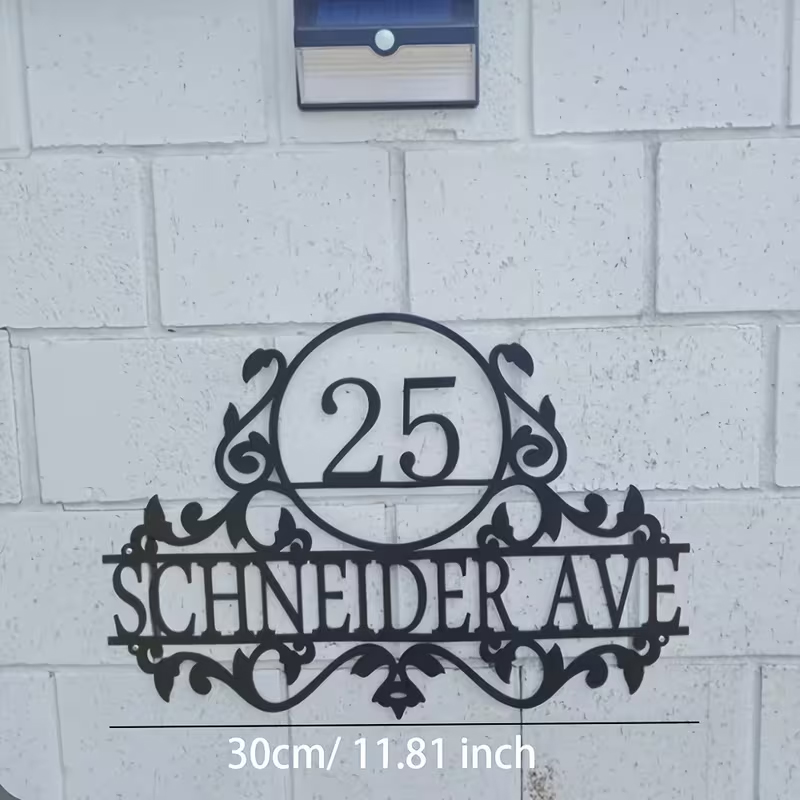 Özel Metal Ev Numarası ve Soka - Home Decor Names incelemesi ve fiyatı