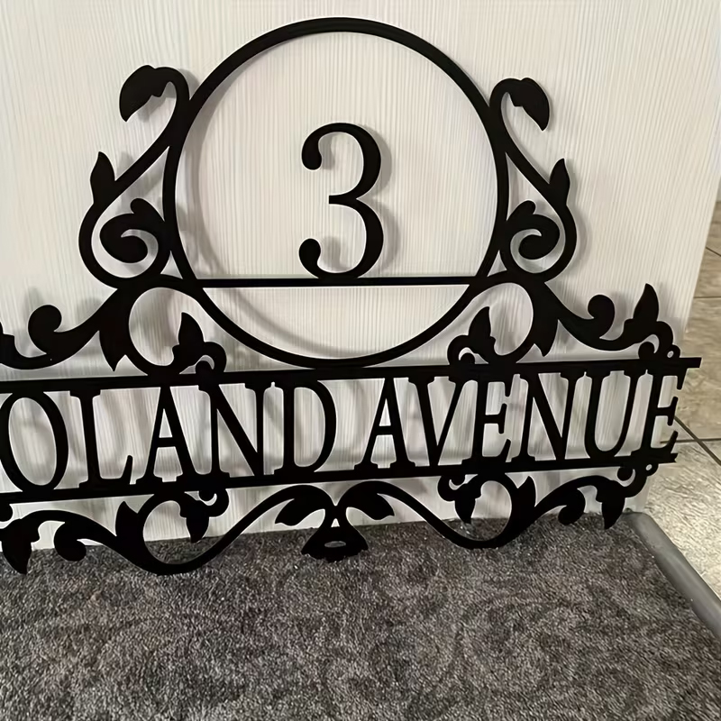 Özel Metal Ev Numarası ve Soka - Home Decor Names incelemesi ve fiyatı
