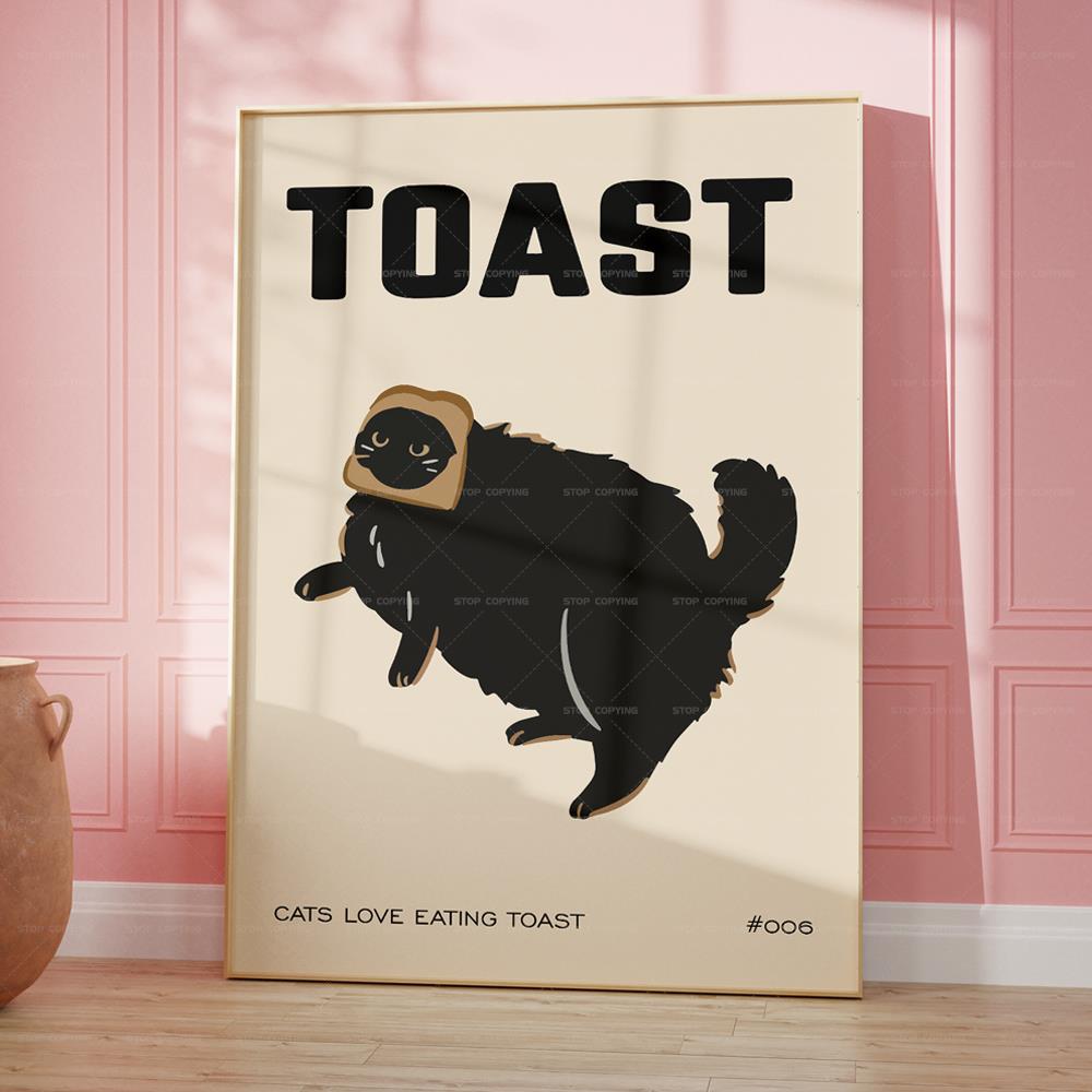 Siyah Kedi Kahvaltı Tost Sevgi - Home Decor Vietnam incelemesi ve fiyatı