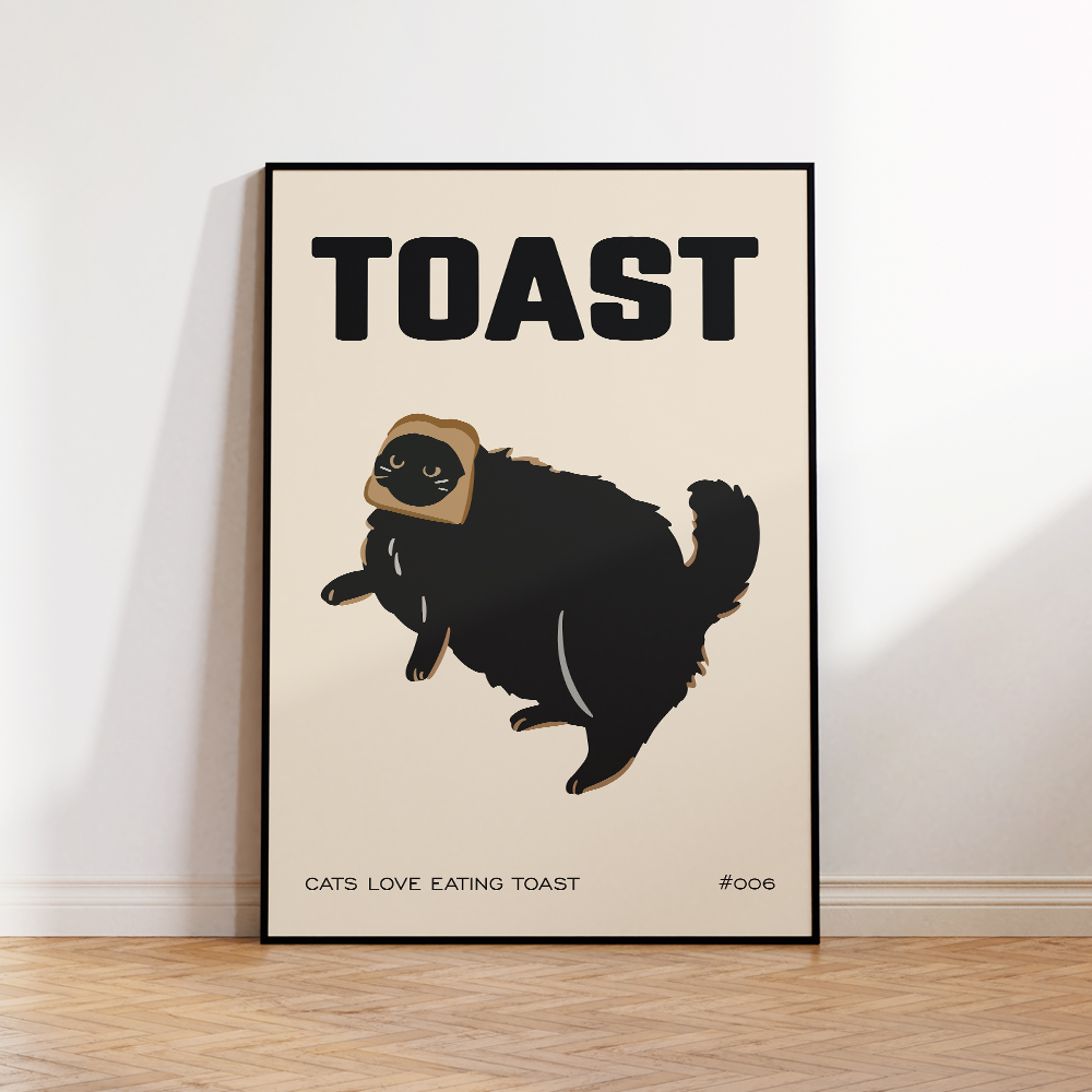 Siyah Kedi Kahvaltı Tost Sevgi - Home Decor Vietnam incelemesi ve fiyatı