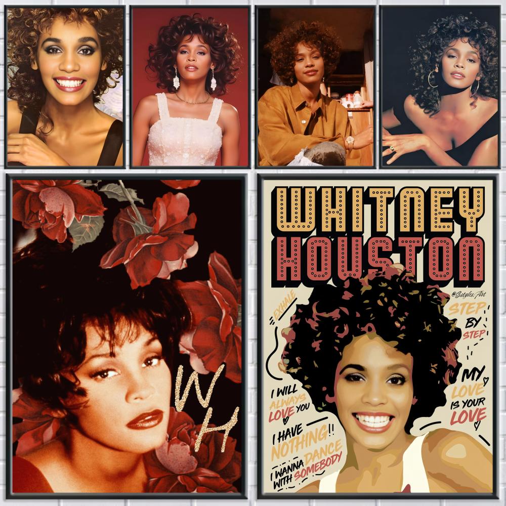 W-Whitney Houston Poster HD Ke - Home Decor Houston incelemesi ve fiyatı