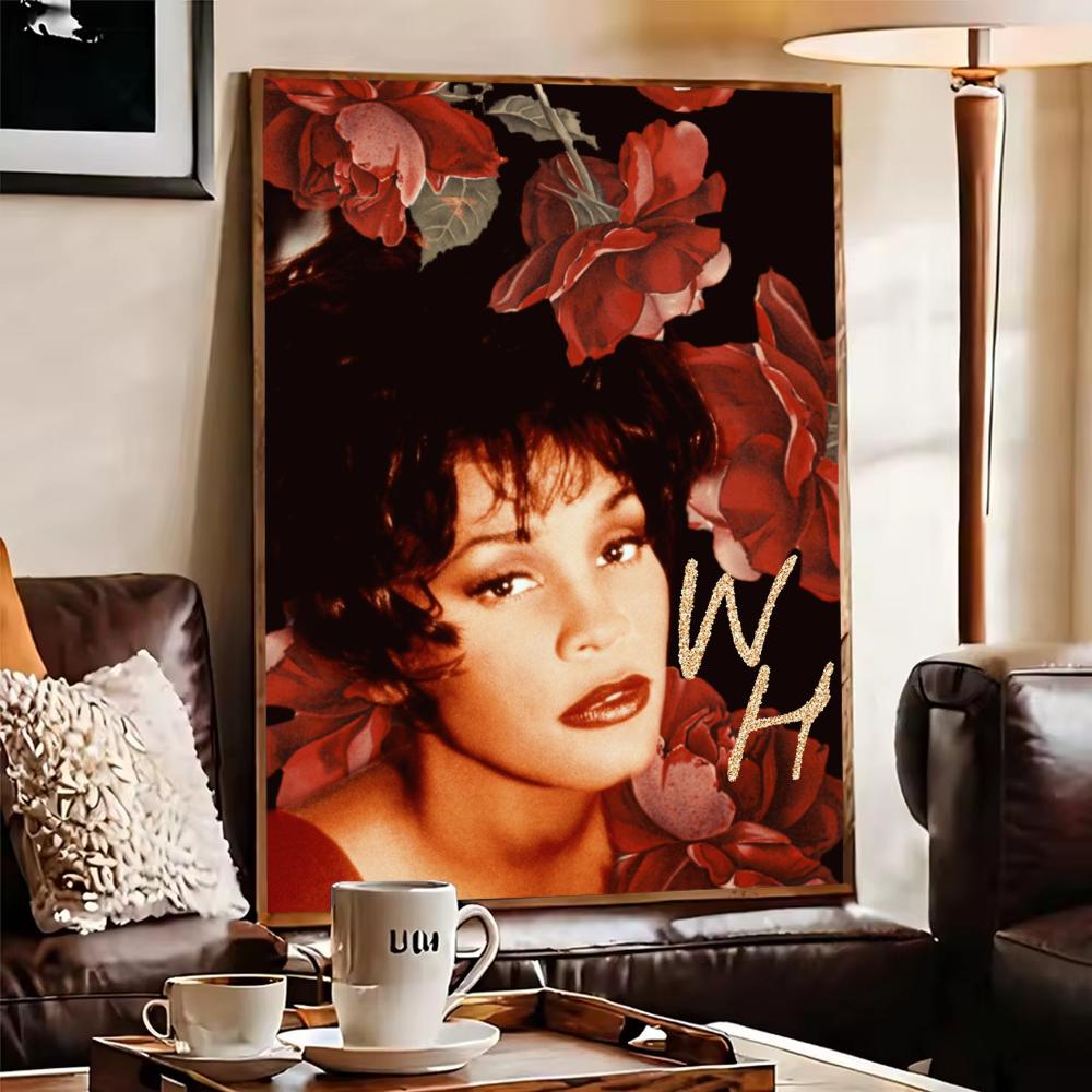 W-Whitney Houston Poster HD Ke - Home Decor Houston incelemesi ve fiyatı