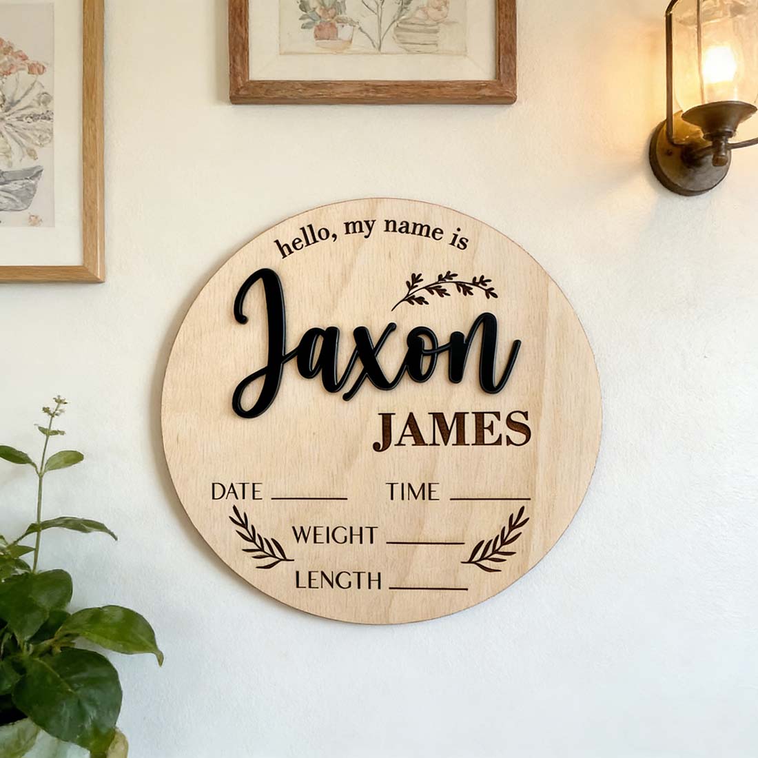 1 adet özel bebek duyuru işare - Home Decor Product incelemesi ve fiyatı