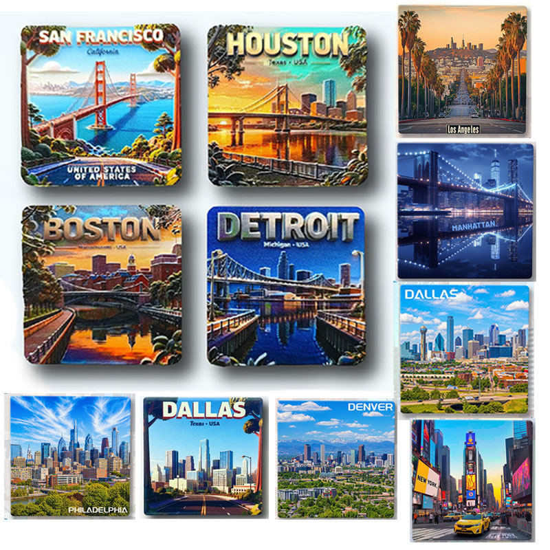 ABD Buzdolabı Mıknatısları Dal - Home Decor Houston incelemesi ve fiyatı