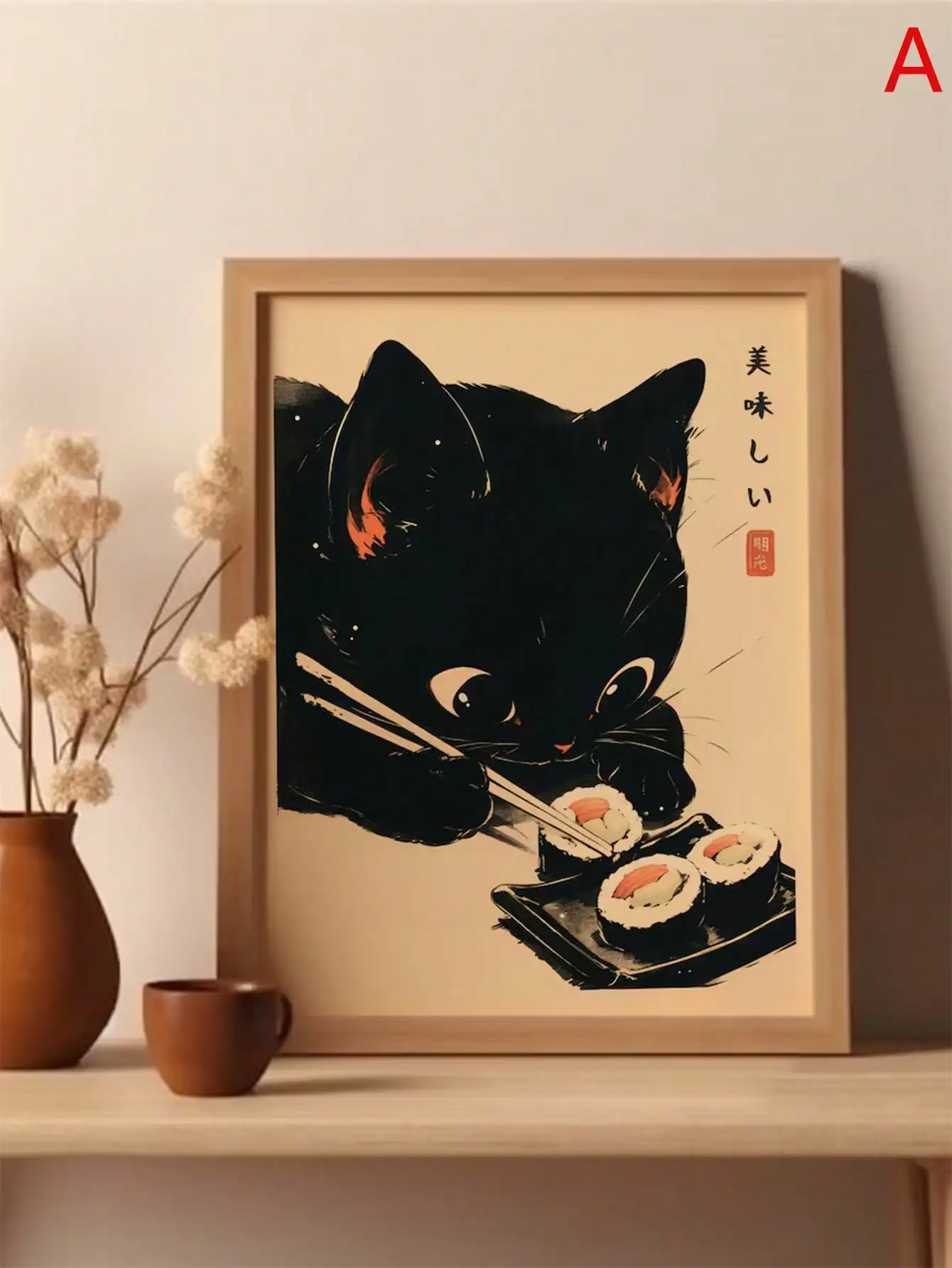 Kedi Yeme Japon Ramen Suşi Pos - Home Decor Vietnam incelemesi ve fiyatı