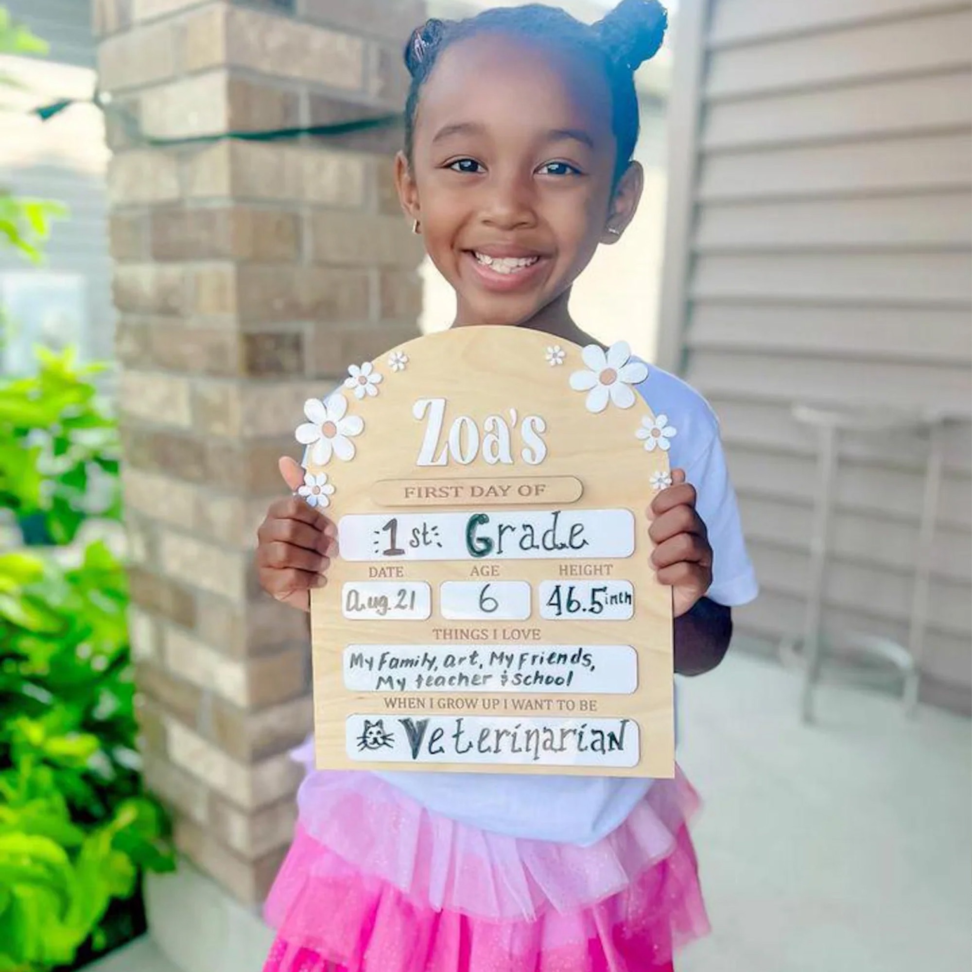 1 Adet Özel İsimli Okulun İlk  - Home Decor Names incelemesi ve fiyatı