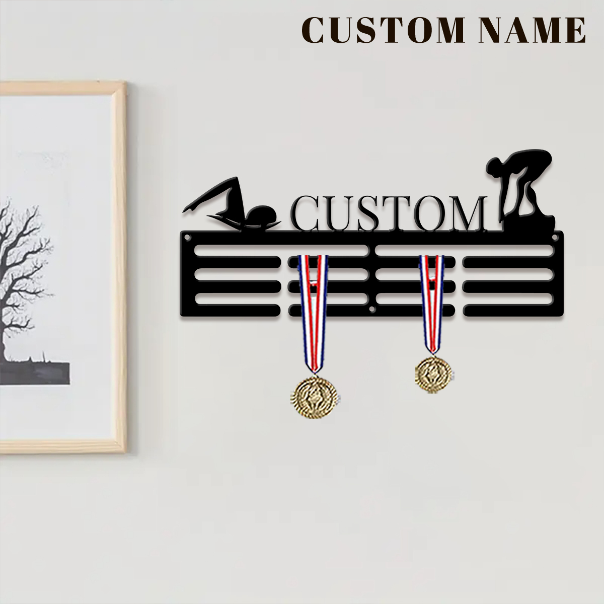 1 adet özel yüzme metal madaly - Home Decor Product incelemesi ve fiyatı