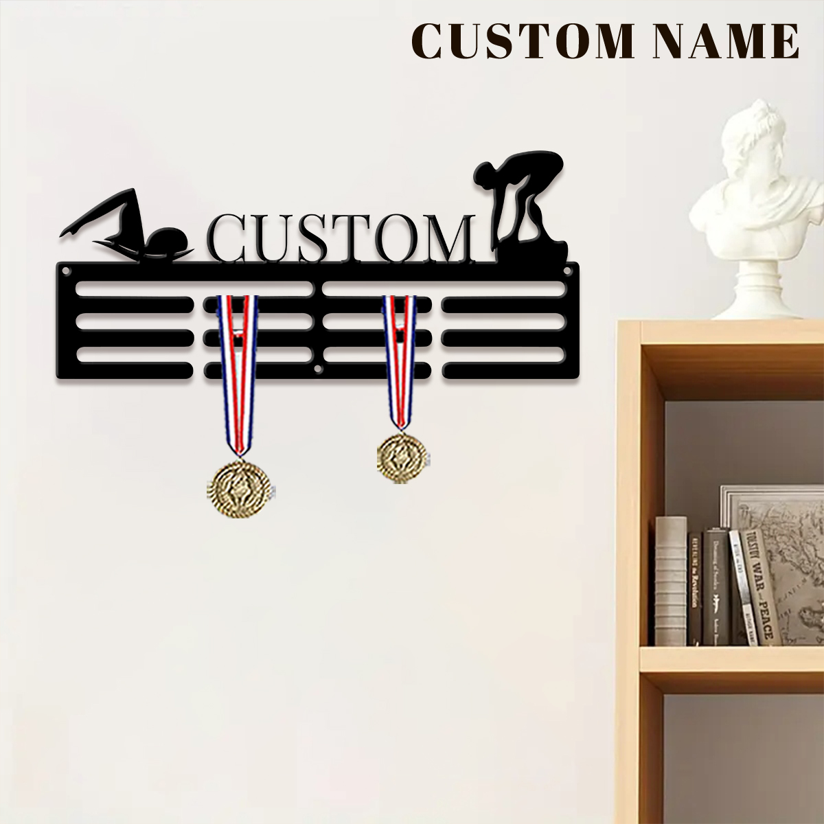1 adet özel yüzme metal madaly - Home Decor Product incelemesi ve fiyatı