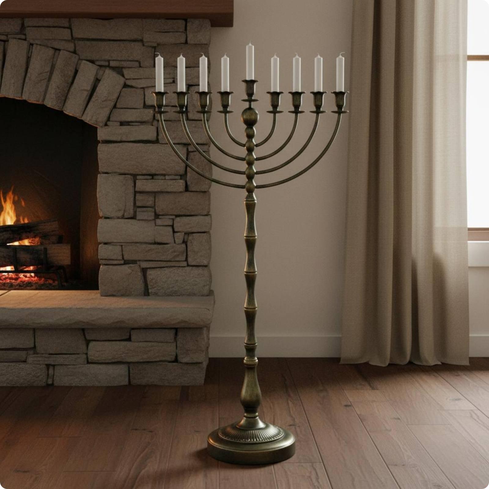 Antik Bronz Menora Standı Meta - Home Decor Free incelemesi ve fiyatı