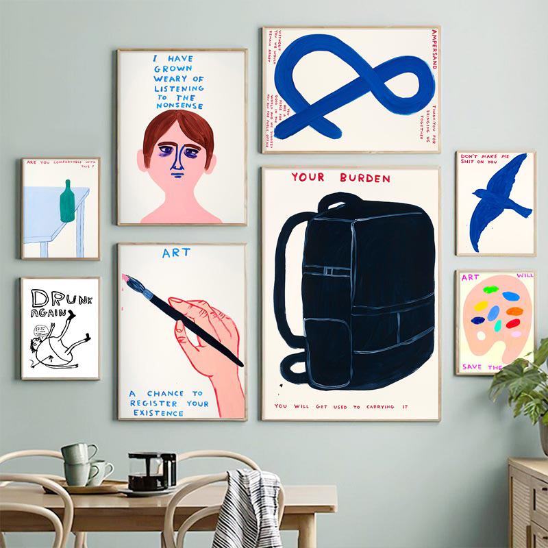 David Shrigley Posterler Espri - Home Decor Vietnam incelemesi ve fiyatı