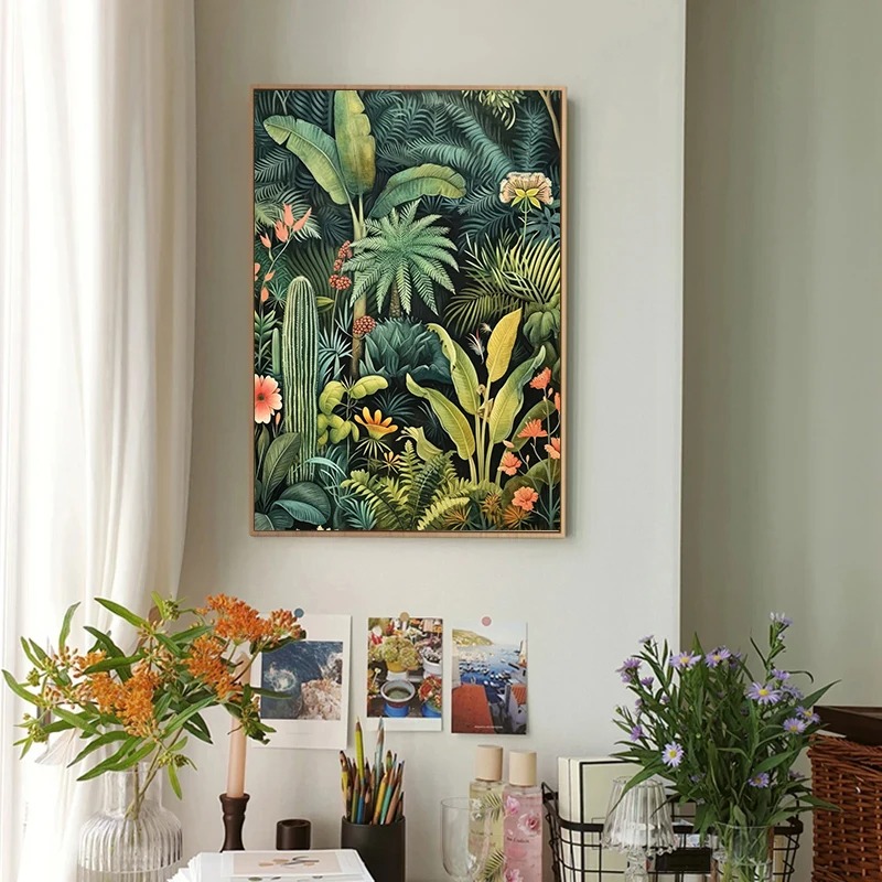 Tropikal orman vahşi leopar bi - Home Decor Ikea incelemesi ve fiyatı