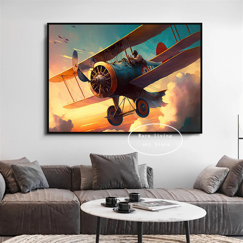 Uçak avcı uçak pervane Poster  - Home Decor Ikea incelemesi ve fiyatı