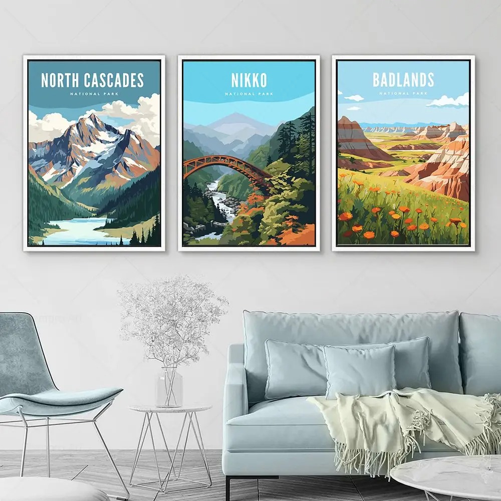 Vintage seyahat şehir milli pa - Home Decor Vietnam incelemesi ve fiyatı