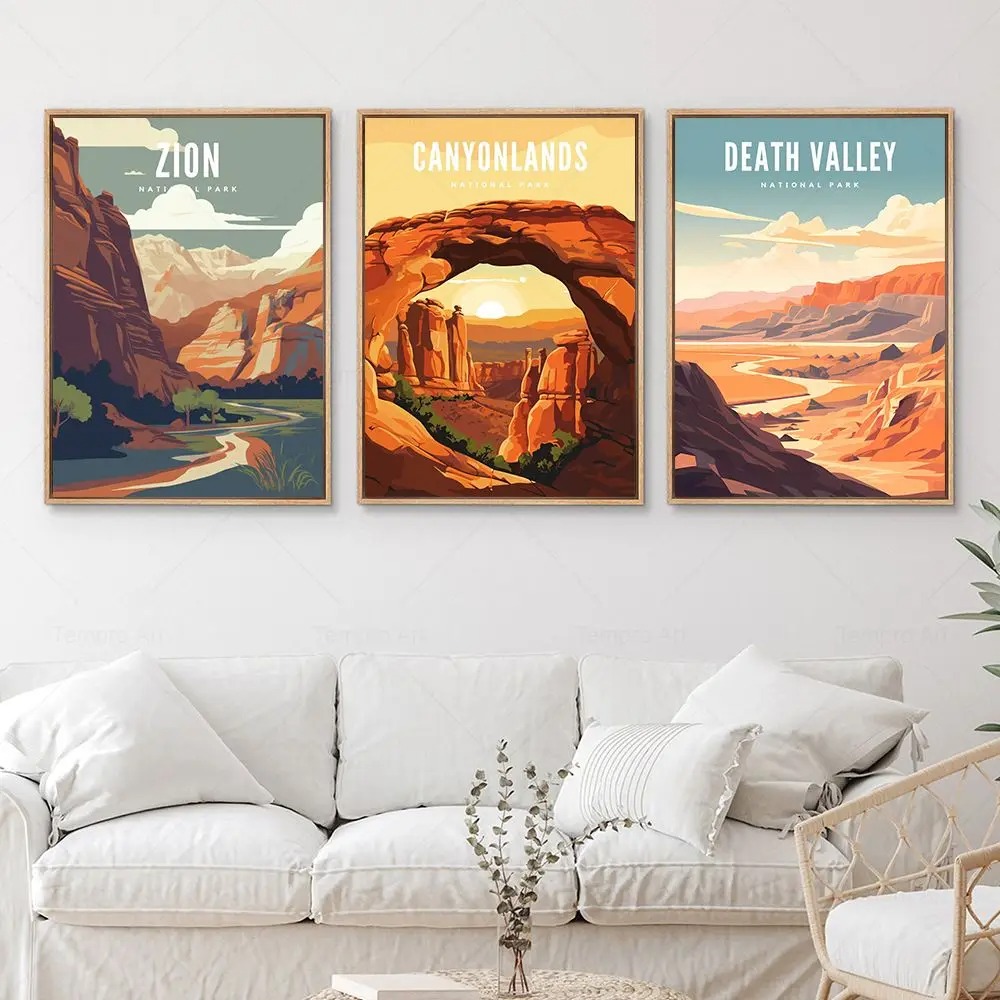 Vintage seyahat şehir milli pa - Home Decor Vietnam incelemesi ve fiyatı