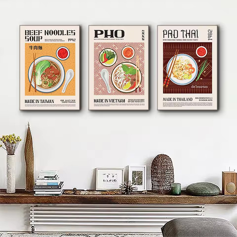 Lezzetli Gıda Tuval Boyama Dün - Home Decor Vietnam incelemesi ve fiyatı