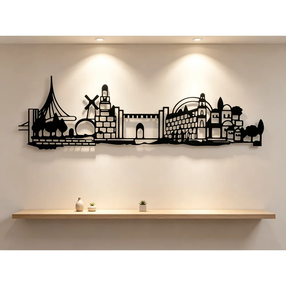 CIFBUY Demir Duvar Sanatı Kudü - Home Decor Free incelemesi ve fiyatı