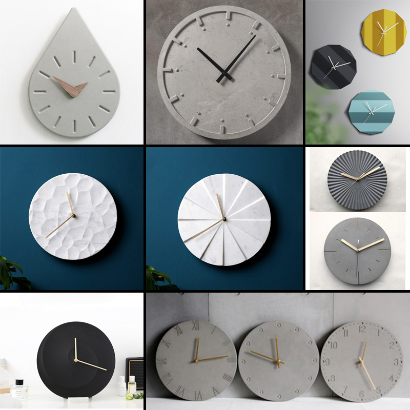 Dairesel beton duvar saati sil - Home Decor Wall Molding incelemesi ve fiyatı